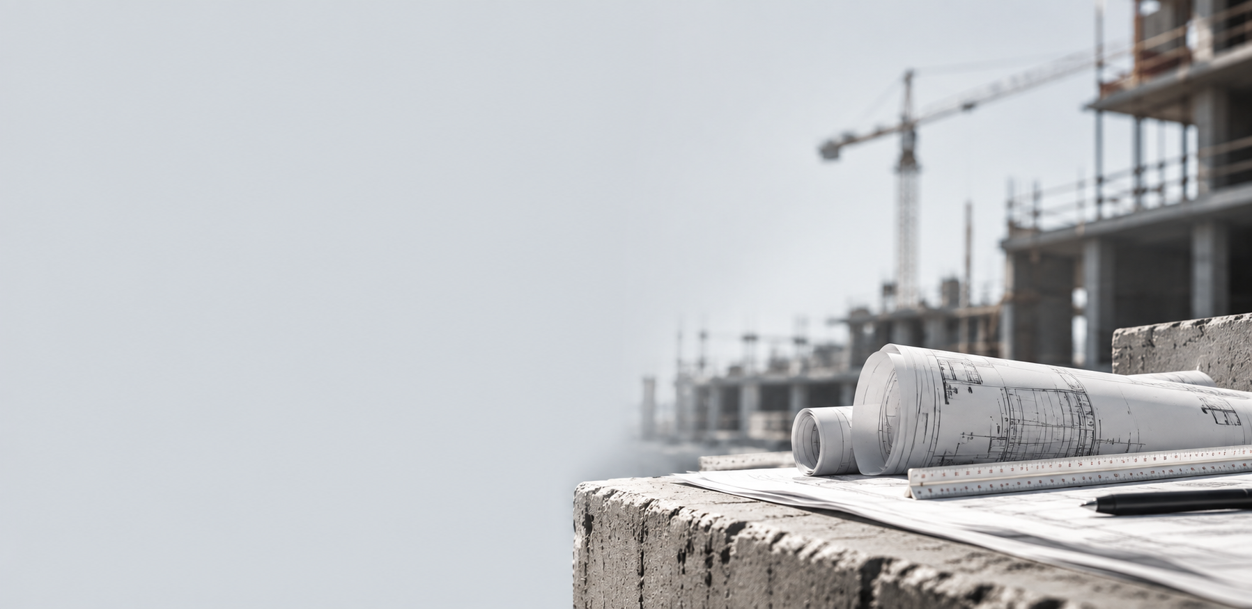 Bauplanung und Baustelle von Bauunternehmen Sperber